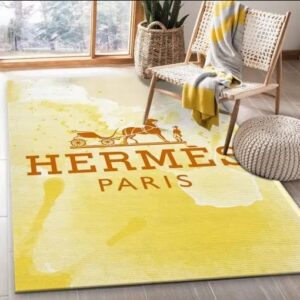 Hermes Fashion Logo Limited Luxury Brand Rug Carpet Home Decor LVT00292