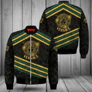 Limited Versa.ce Bomber Jacket Luxury Brand Unisex  Gift Hola13434