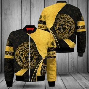 Limited Versa.ce Bomber Jacket Luxury Brand Unisex  Gift Hola13446