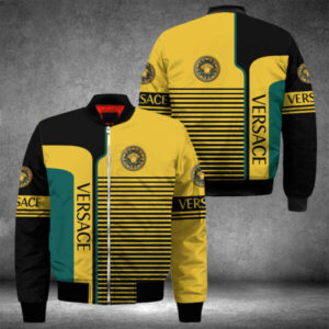 Limited Versa.ce Bomber Jacket Luxury Brand Unisex  Gift Hola13447