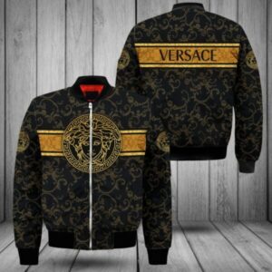 Limited Versa.ce Bomber Jacket Luxury Brand Unisex  Gift Hola13501