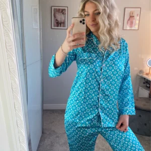 Louis Vuitton Blue Inspired Pyjamas M060105