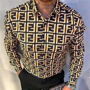 Limited Fendi Long Sleeve Button Shirt for Men Hot 2025 LI1143