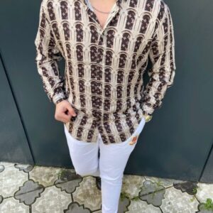 LIMITED 2026 LV LONG SLEEVE BUTTON SHIRT - LILL1042