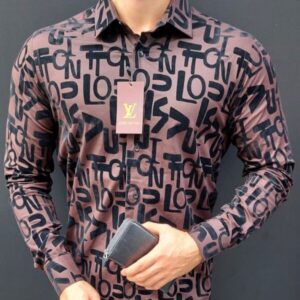 Limited LV Long Sleeve Button Shirt for Men Hot 2025 LILL1154