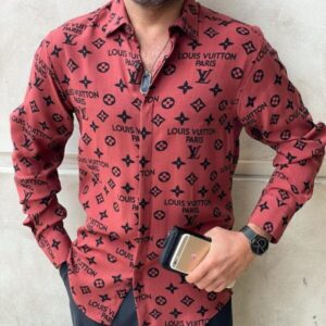 Limited LV Long Sleeve Button Shirt for Men Hot 2025 LILL1158