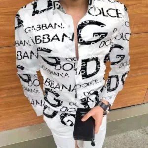 D&G Long Sleeve Button Shirt – LIOL1197