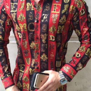 Limited Versa.ce Long Sleeve Button Shirt for Men Hot 2025 LIVL1139