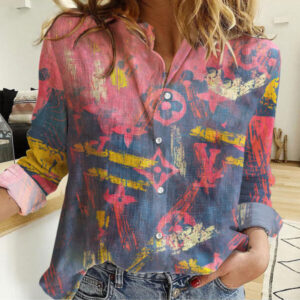 New Arrival LV Button Shirt Hot Gift For Women LMH4604