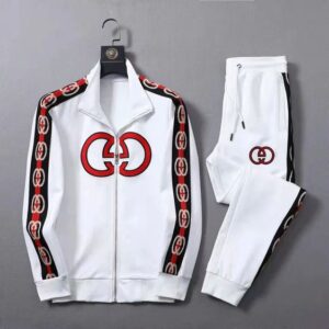 Limited Stand Collar Jacket + Sweatpants GC Luxury Brand Unisex Hot Gift TD070802