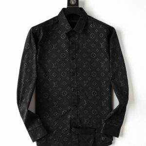 Limited LV Long Sleeve Button Shirt for Men Hot 2025 PEALV2807S