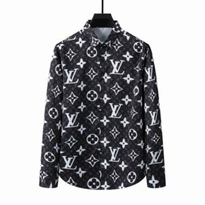 Limited LV Long Sleeve Button Shirt for Men Hot 2025 LV2814S
