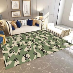 Louis Vuitton Camou Fashion Limited Luxury Brand Rug Carpet Home Decor  LVT00340