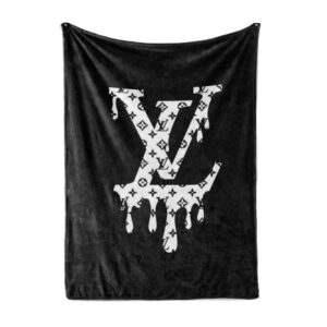 Louis Vuitton Dirty Logo Luxury Brand Premium Blanket Fleece Home Decor LVT00171