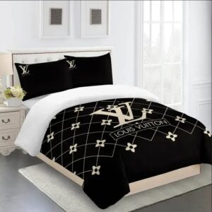 Louis Vuitton Fashion Logo Limited Luxury Brand Bedding Set Home Decor   LVT00095
