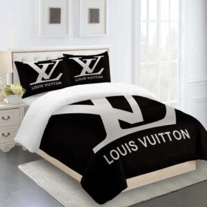 Louis Vuitton Fashion Logo Limited Luxury Brand Bedding Set Home Decor LVT00103