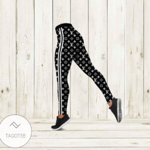 Louis Vuitton Logo All Over Printed Leggings