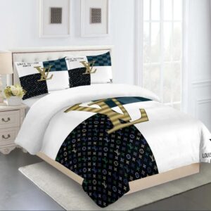 Louis Vuitton Luxury Brand Limited Premium Fashion Bedding Set Home Decor LVT00089