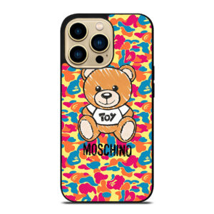 MOSCHINO X BAPE CAMO iPhone Case Cover M2312046
