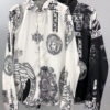 (Black & White)Limited Editions Perfect Long Sleeve Shirt Max-00316