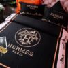 Hermes Limited Luxury Brand Bedding Set Home Decor - Max010068