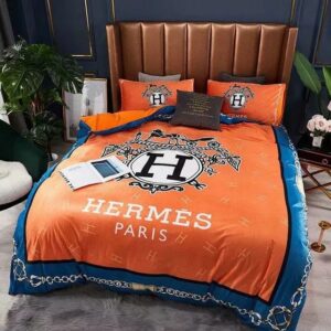 Hermes Limited Luxury Brand Bedding Set Home Decor - Max010083