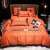 Hermes Limited Luxury Brand Bedding Set Home Decor - Max010084