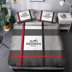 Hermes Limited Luxury Brand Bedding Set Home Decor - Max010089