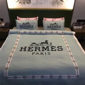 Hermes Limited Luxury Brand Bedding Set Home Decor - Max010108