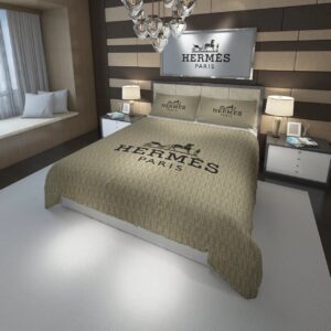 Hermes Limited Luxury Brand Bedding Set Home Decor - Max010110