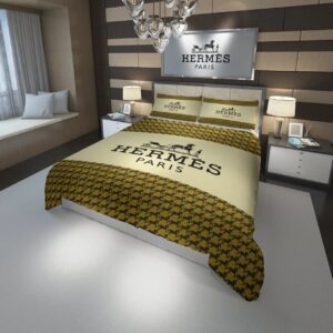 Hermes Limited Luxury Brand Bedding Set Home Decor -  Max010111