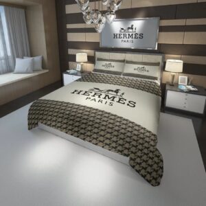 Hermes Limited Luxury Brand Bedding Set Home Decor - Max010114