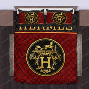 Hermes Limited Luxury Brand Bedding Set Home Decor - Max010126