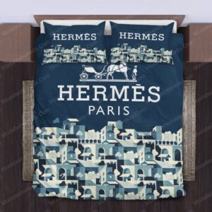 Hermes Limited Luxury Brand Bedding Set Home Decor - Max010127
