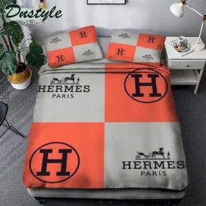 Hermes Limited Luxury Brand Bedding Set Home Decor - Max010135