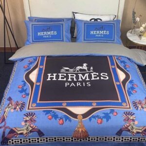 Hermes Limited Luxury Brand Bedding Set Home Decor - Max010136