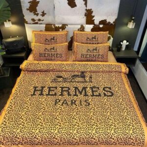 Hermes Limited Luxury Brand Bedding Set Home Decor - Max010140