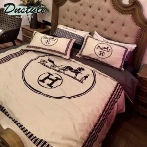 Hermes Limited Luxury Brand Bedding Set Home Decor - Max010144