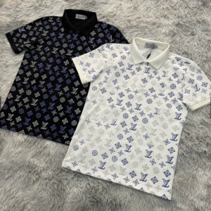 (Black & White)Louis Vuitton Polo Shirt For Men- Max02037