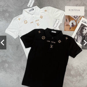 (Black & White)Louis Vuitton Polo Shirt For Men- Max02068