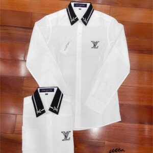 Louis Vuitton Long Sleeve Shirt For Men - Max02195