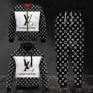 Combo Louis Vuitton Jacket & Hoodie & Pants  - Max05808