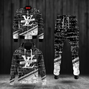 Combo Louis Vuitton Jacket & Hoodie & Pants  - Max05809
