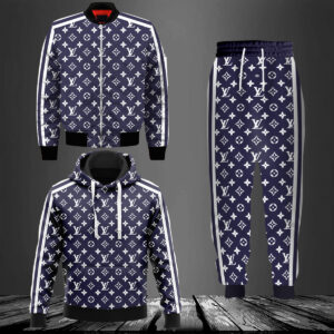 Combo Louis Vuitton Jacket & Hoodie & Pants  - Max05810