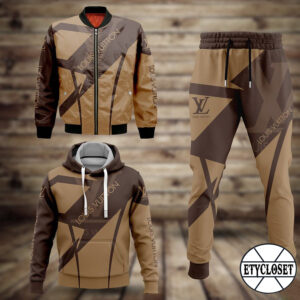 Combo Louis Vuitton Jacket & Hoodie & Pants  - Max05811