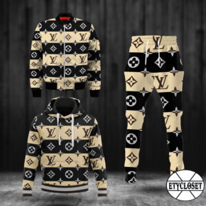 Combo Louis Vuitton Jacket & Hoodie & Pants  - Max05815