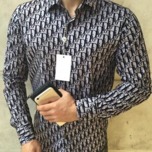 DIOR Long Sleeve Shirt For Men - B9G-CCY-Max06417