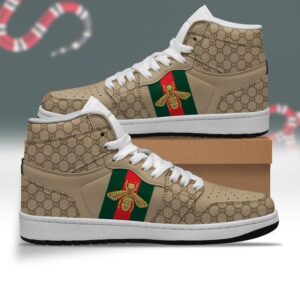 Gucci High Air Jordan 1 Sneakers Shoes Hot 2023 Gifts Unisex -B9G-Max06589