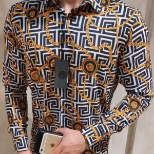 Versace-Luxury Long Sleeve Shirt CCY Max-Max07229