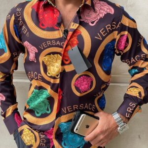 Versace-Luxury Long Sleeve Shirt CCY Max-Max07234